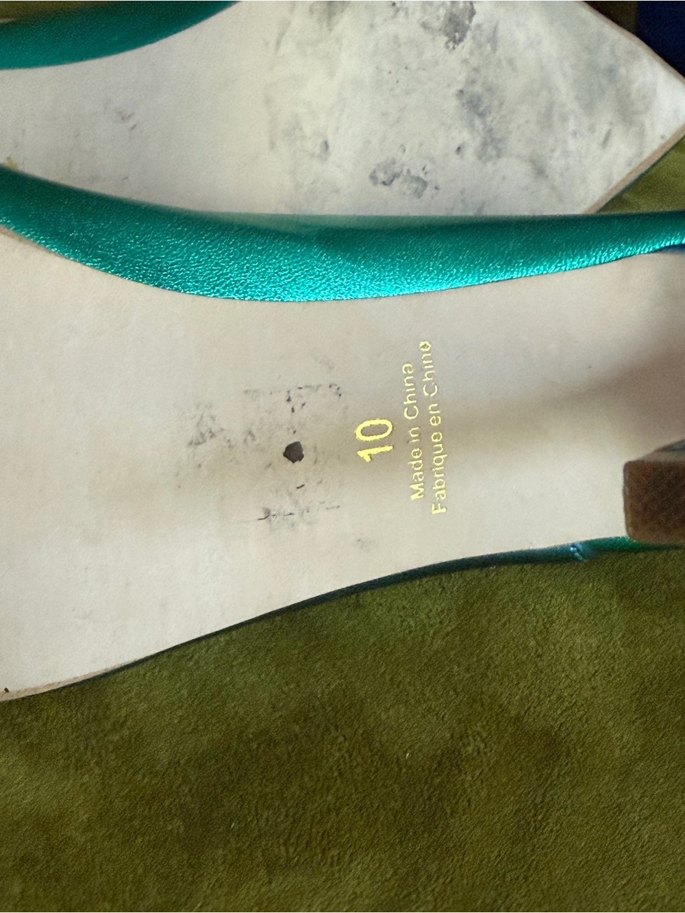 Jeffrey Campbell Electric Teal & Turquoise Peak-a-Boo Pointed Toe Pumps - Picture 11 of 16